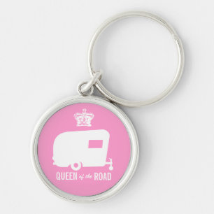 Reina del llavero que acampa del vintage rv del