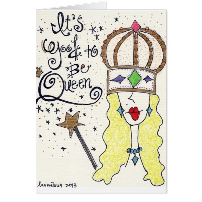 "Reina" del mi arte original de la "chica (Frente)