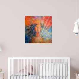 "Reina del océano" Poster de arte de espíritu radi