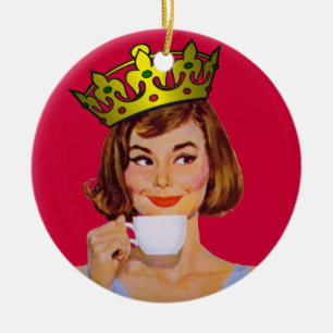 Reina del ornamento del café