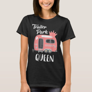 Reina del parque de caravanas, camiseta de camping
