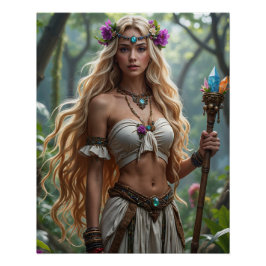 Reina del poster forestal