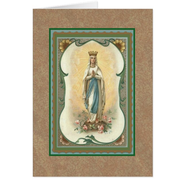 Reina del rezo más santo del rosario (Frente)