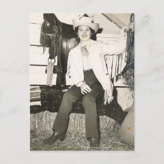 REINA DEL RODEO #3 TARJETA POSTAL (Anverso)