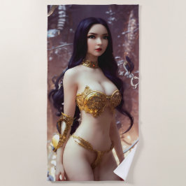 reina del vampiro guerrero toalla de playa