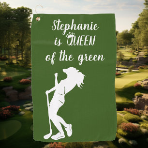 Reina Del Verde Golf Toalla de Golf para Ella