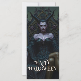 Reina Demonio Entronizada a la Luz de las Velas