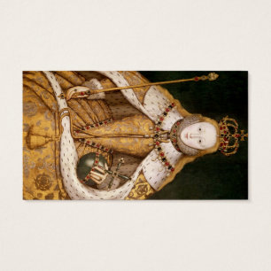 Reina Elizabeth I en trajes de la coronación
