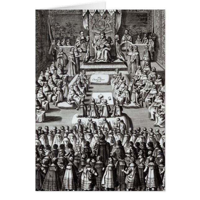 Reina Elizabeth I y el parlamento (Frente)