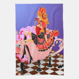 Reina en taza de té Toalla de té