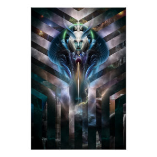 Reina etérea De Galaxia Poster Perfecto
