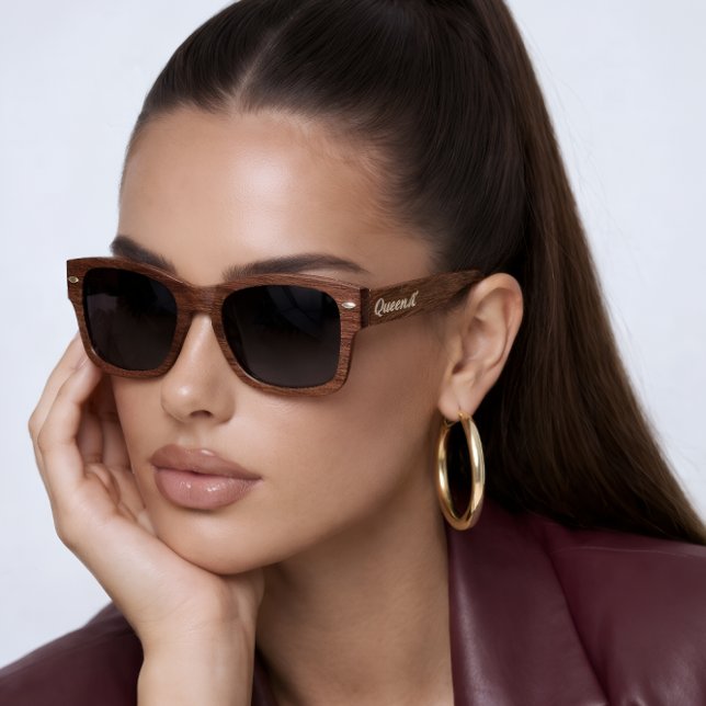 Reina Gafas de sol de madera personalizadas 2026 (Subido por el creador)