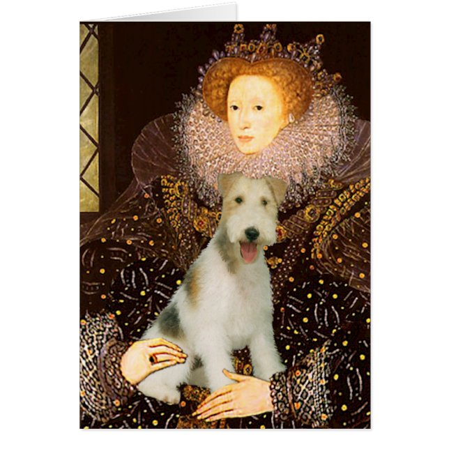 Reina Isabel I - Fox Terrier de pelo duro #1 (Frente)
