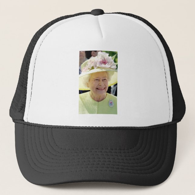 Reina Isabel II en la carrera Gorra turquesa (Anverso)