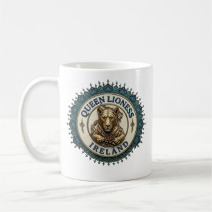 Reina Leona. Taza de café de Irlanda