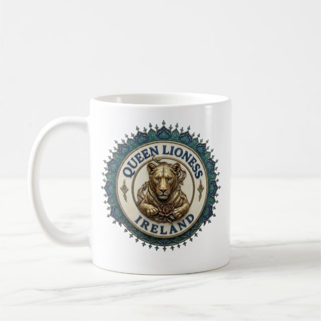 Reina Leona. Taza de café de Irlanda (Izquierda)