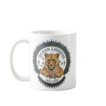 Reina Leona. Taza de café de Irlanda