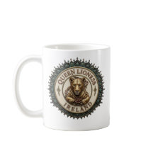 Reina Leona. Taza de café de Irlanda