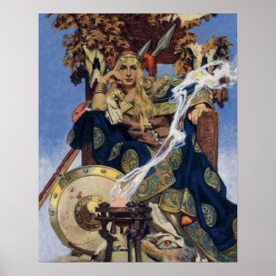 Reina Maeve Princesa Guerrera Arte Fantástico