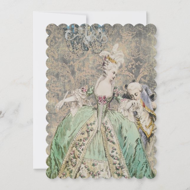 Reina María Antonieta - Invitaciones / RSVP (Anverso)