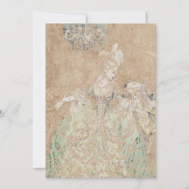 Reina María Antonieta - Invitaciones / RSVP (Anverso)