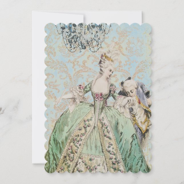 Reina María Antonieta - Invitaciones / RSVP (Anverso)