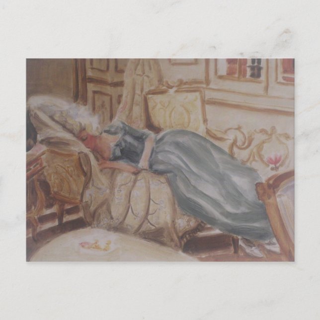 Reina María Antonieta ~ Tarjeta postal / Invitacio (Anverso)