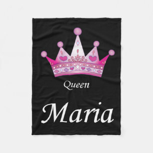 reina maria arroja manta decorativa de pulpa
