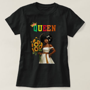 Reina nubia: camiseta de mujeres maricas