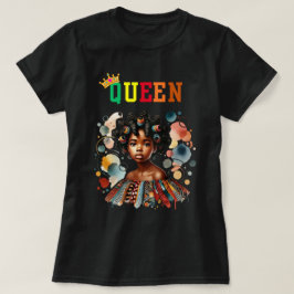 Reina nubia: Creen camiseta de mujer