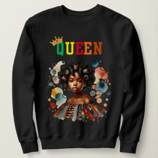 Reina nubia: Creer sudadera femenina