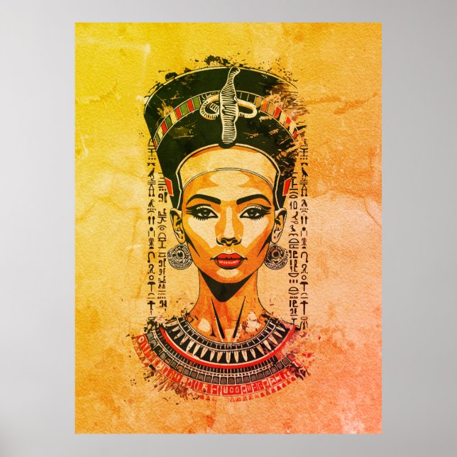 Reina Regia de Egipto – Arte Neo-Faraónico Moderno (Frente)