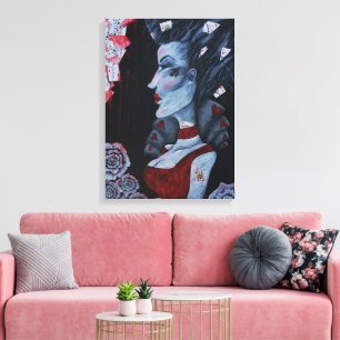Reina Roja de Corazones Alice Wonderland Arte Fant