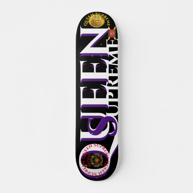 REINA SUPREMA  JMT 7 3/4" Tabla de Skateboard (Anverso )