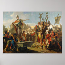Reina Zenobia - Giovanni Tiepolo Póster de Arte Fi