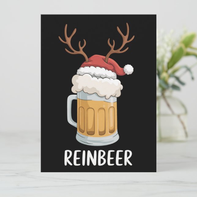 Reinbeer Parejas Divertidas Navidad Coincidencia F (Anverso de pie)