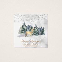 Reindeer,Forest,String Lights Bokeer Company