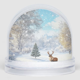 Reindeer in the winter