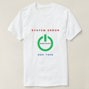 Reiniciar camiseta botón - Texto Personalizado