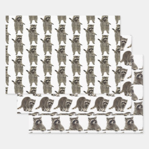 Reino de Mapaches: Papel de Regalo Caprichoso del 