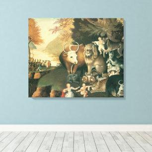 Reino Pacífico de Edward Hicks Arte Folclórico Ant