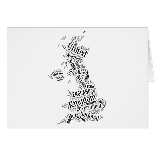 Reino Unido en Tagxedo (Anverso (Horizontal))