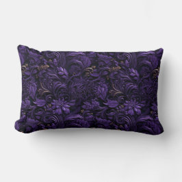 Reinos Rococo: Morado oscuro y almohada intrincada