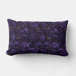 Reinos Rococo: Morado oscuro y almohada intrincada