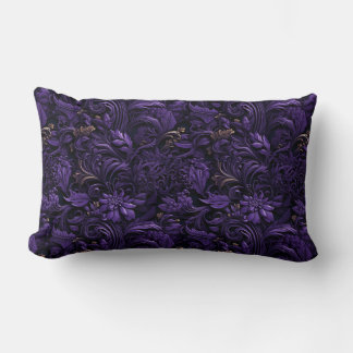 Reinos Rococo: Morado oscuro y almohada intrincada