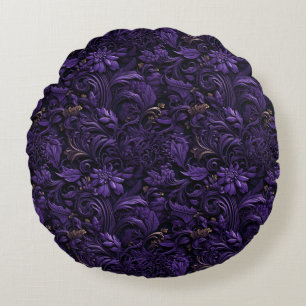 Reinos Rococo: Morado oscuro y almohada intrincada