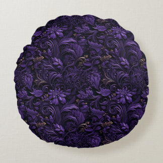 Reinos Rococo: Morado oscuro y almohada intrincada