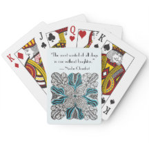 Reír con cartas de juego de garabatos dibujados a 