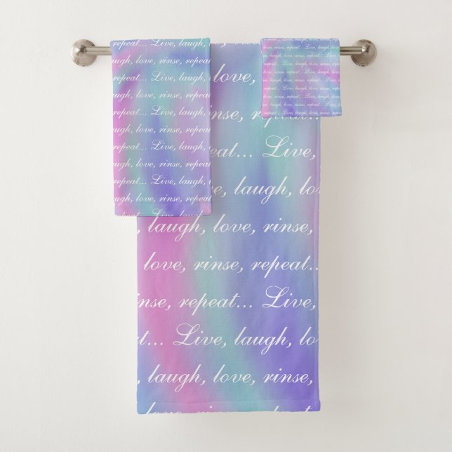 Reír viva amor enjuague repetir el arcoiris de la  (In situ)