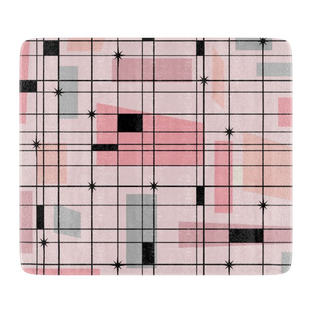 Rejilla y tabla de cortar rosadas retras de (Anverso)